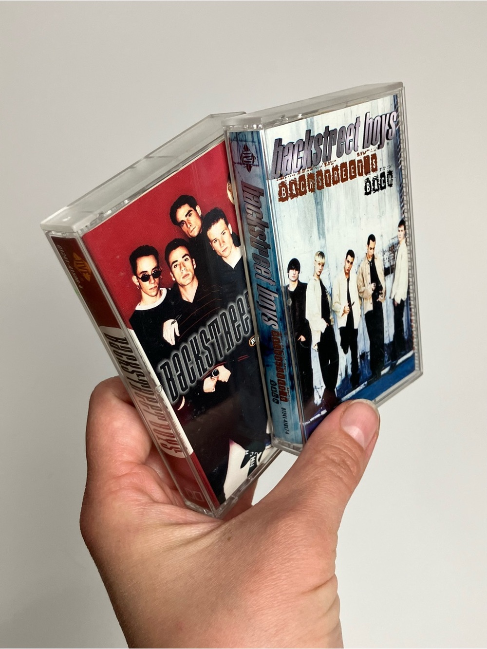90s Vintage Cassette Tape Backstreet Boys Bundle 1996 Debut Album 1997 Jive